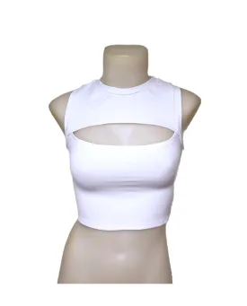 Crop Top with Cutout