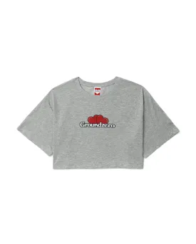 Cropped Logo-print T-shirt