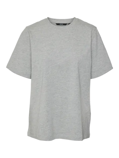 Demi Light Grey Basic T-Shirt