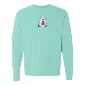 'Dr. Pepper Ghost' Embroidered Long Sleeve T-Shirt
