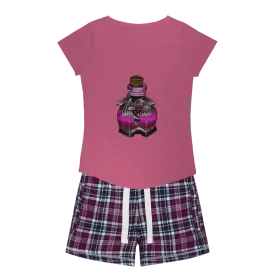 Dragon Potion Women's Sleepy Tee and Flannel Short