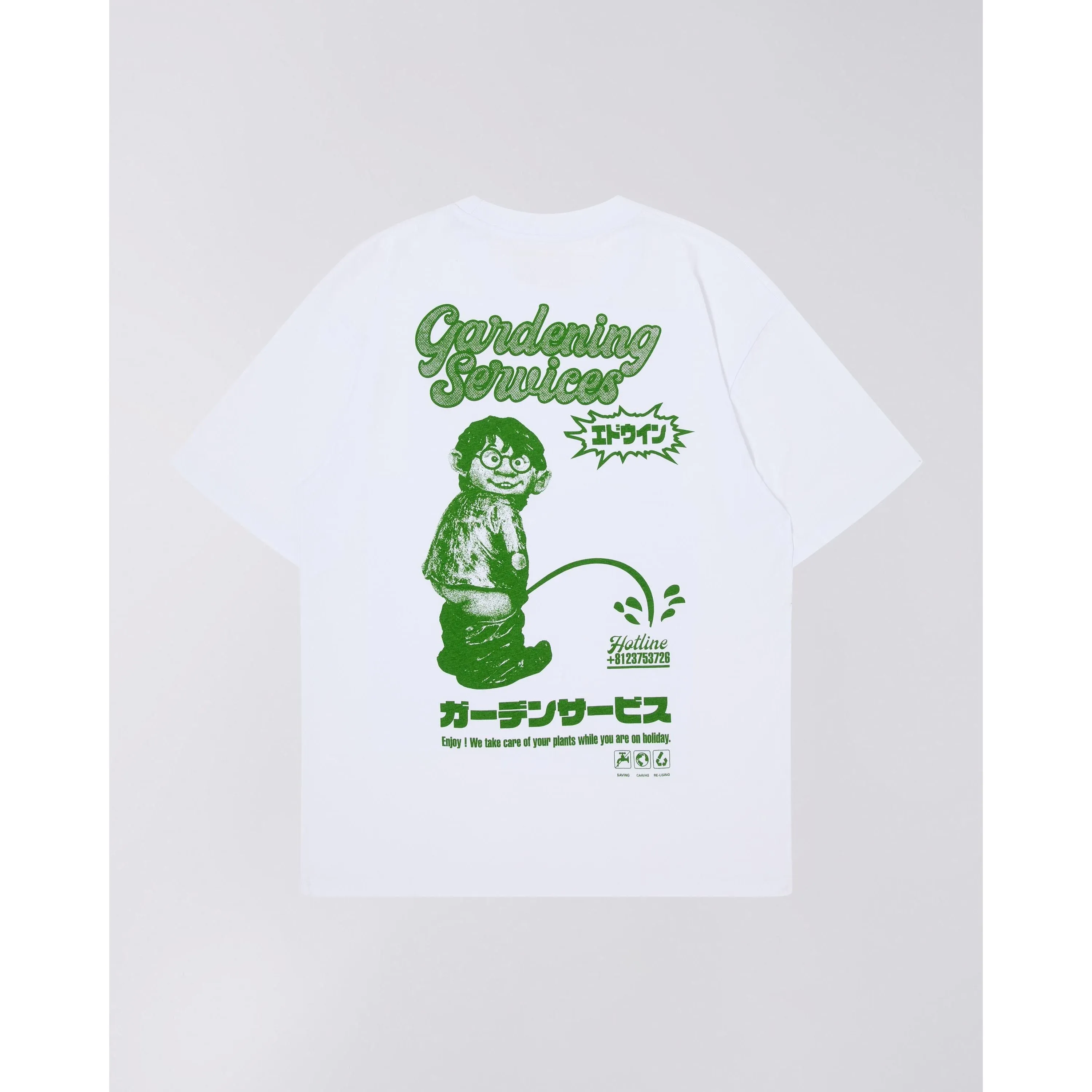 EDWIN Gardening Services T-Shirt White