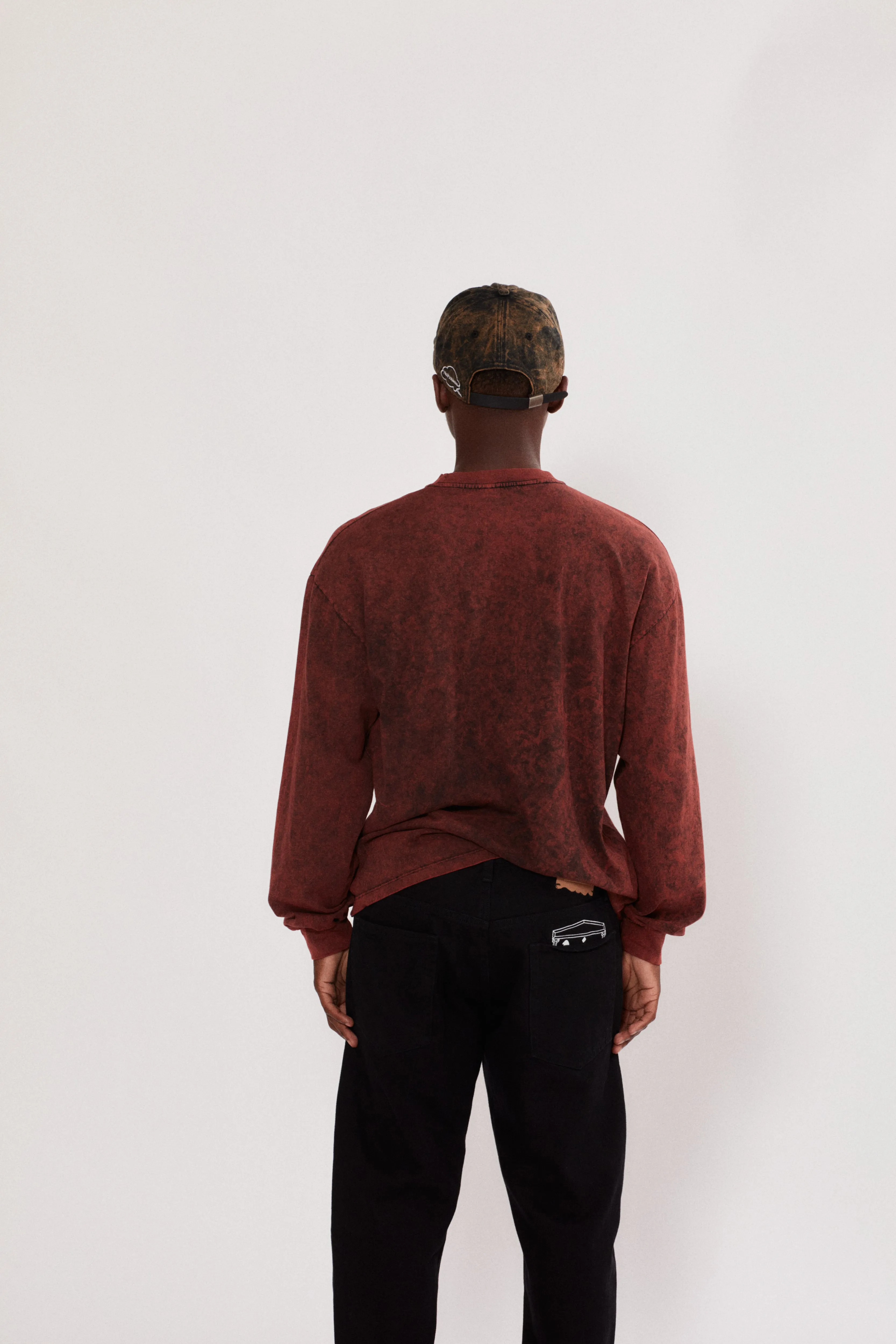 Embroidered Acid Pocket Tee