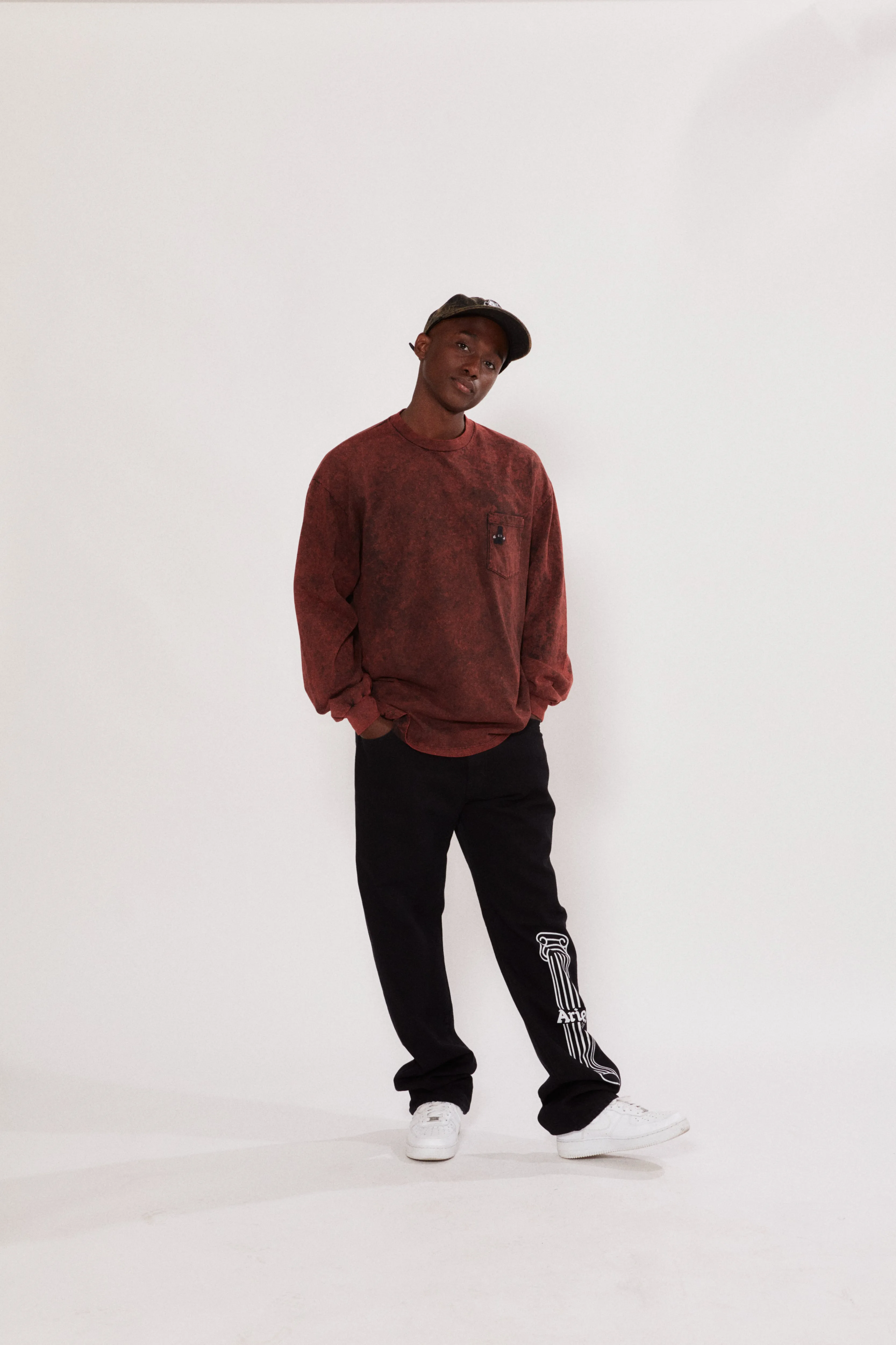 Embroidered Acid Pocket Tee