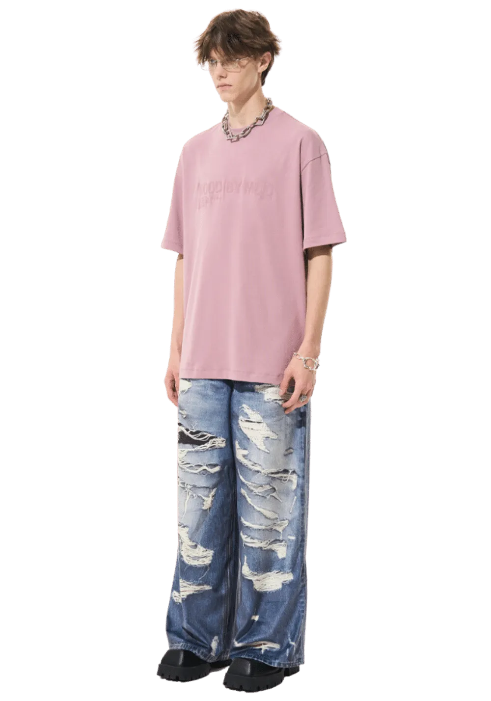 Embroidered Basic T-Shirt