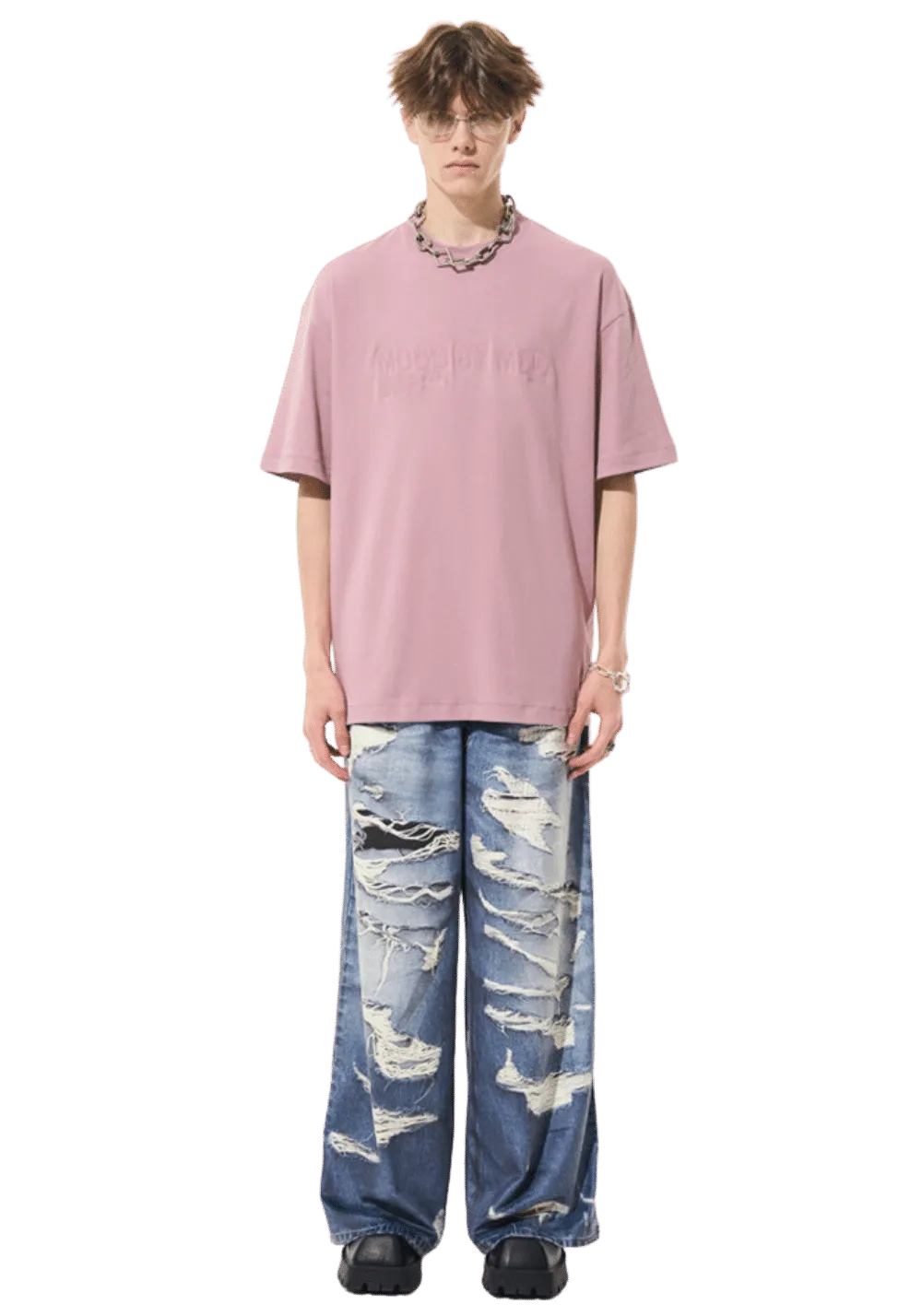 Embroidered Basic T-Shirt