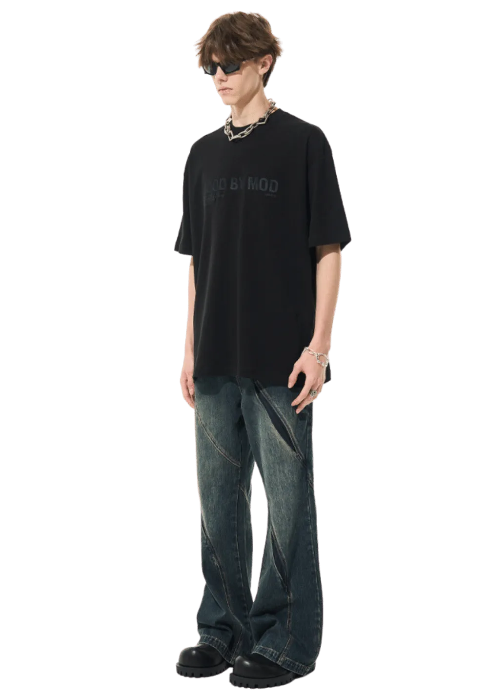 Embroidered Basic T-Shirt