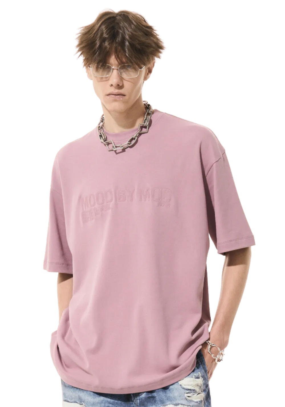 Embroidered Basic T-Shirt