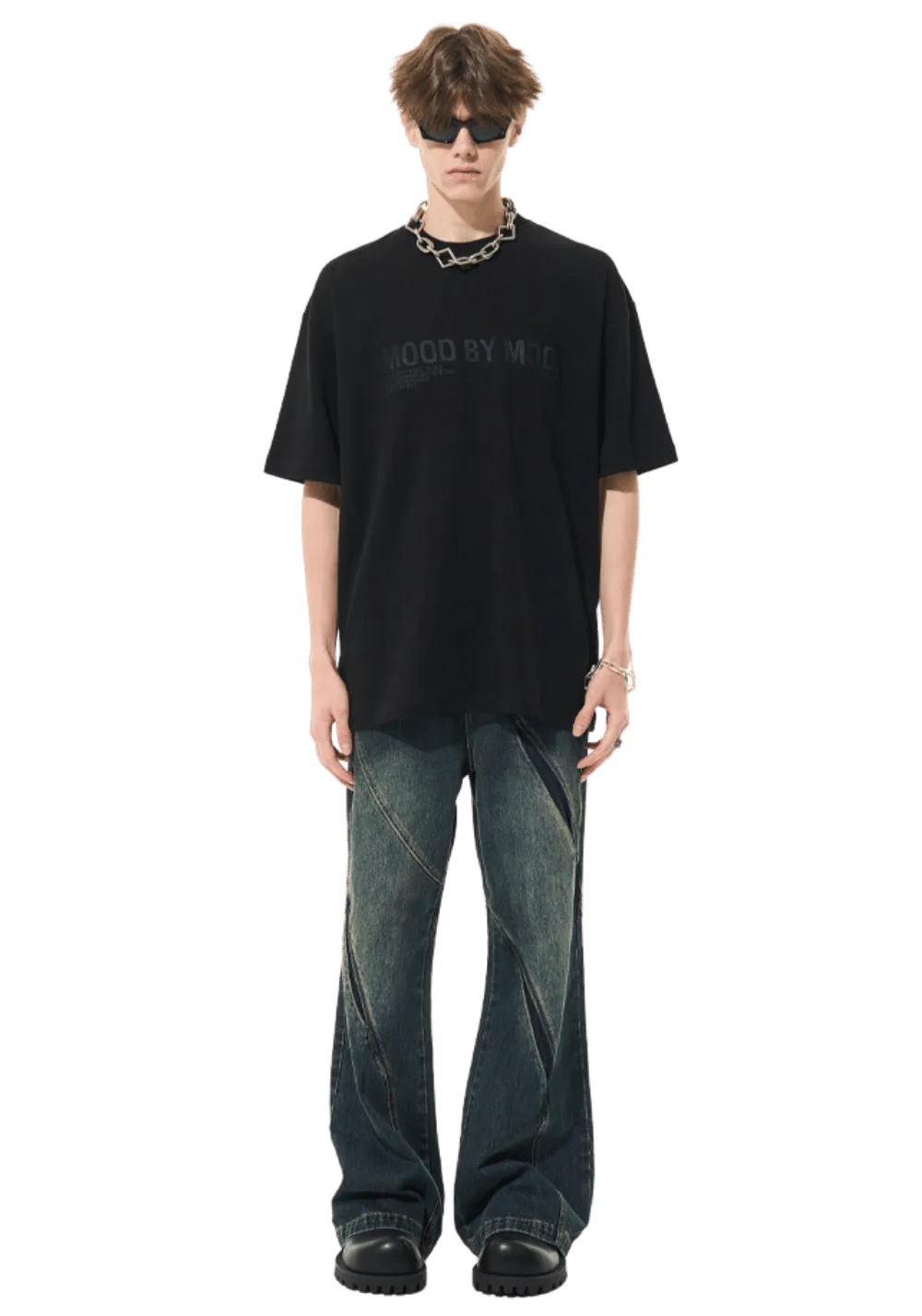 Embroidered Basic T-Shirt