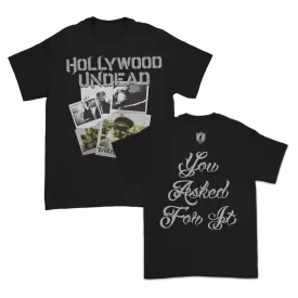 Everywhere I Go Black Tee
