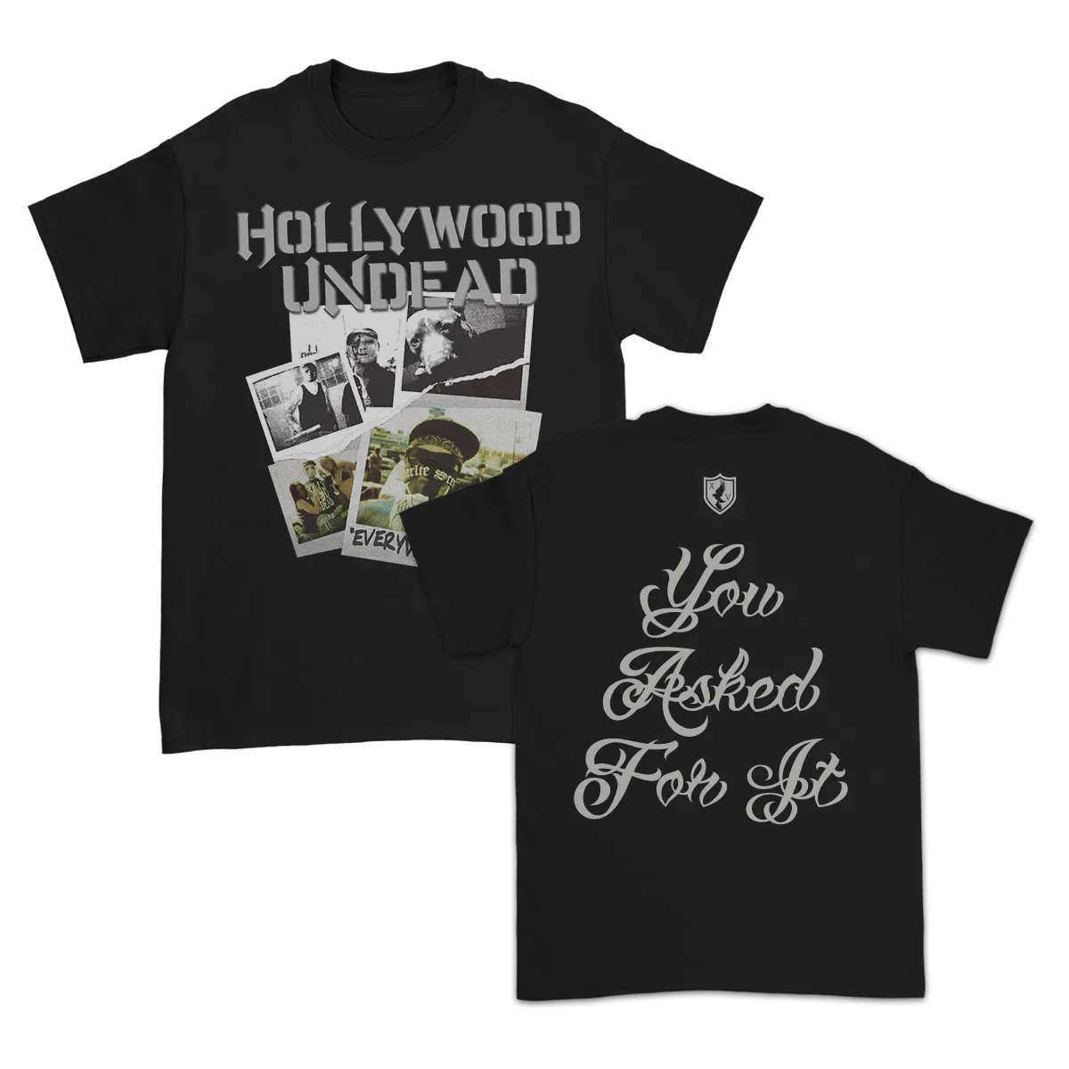 Everywhere I Go Black Tee