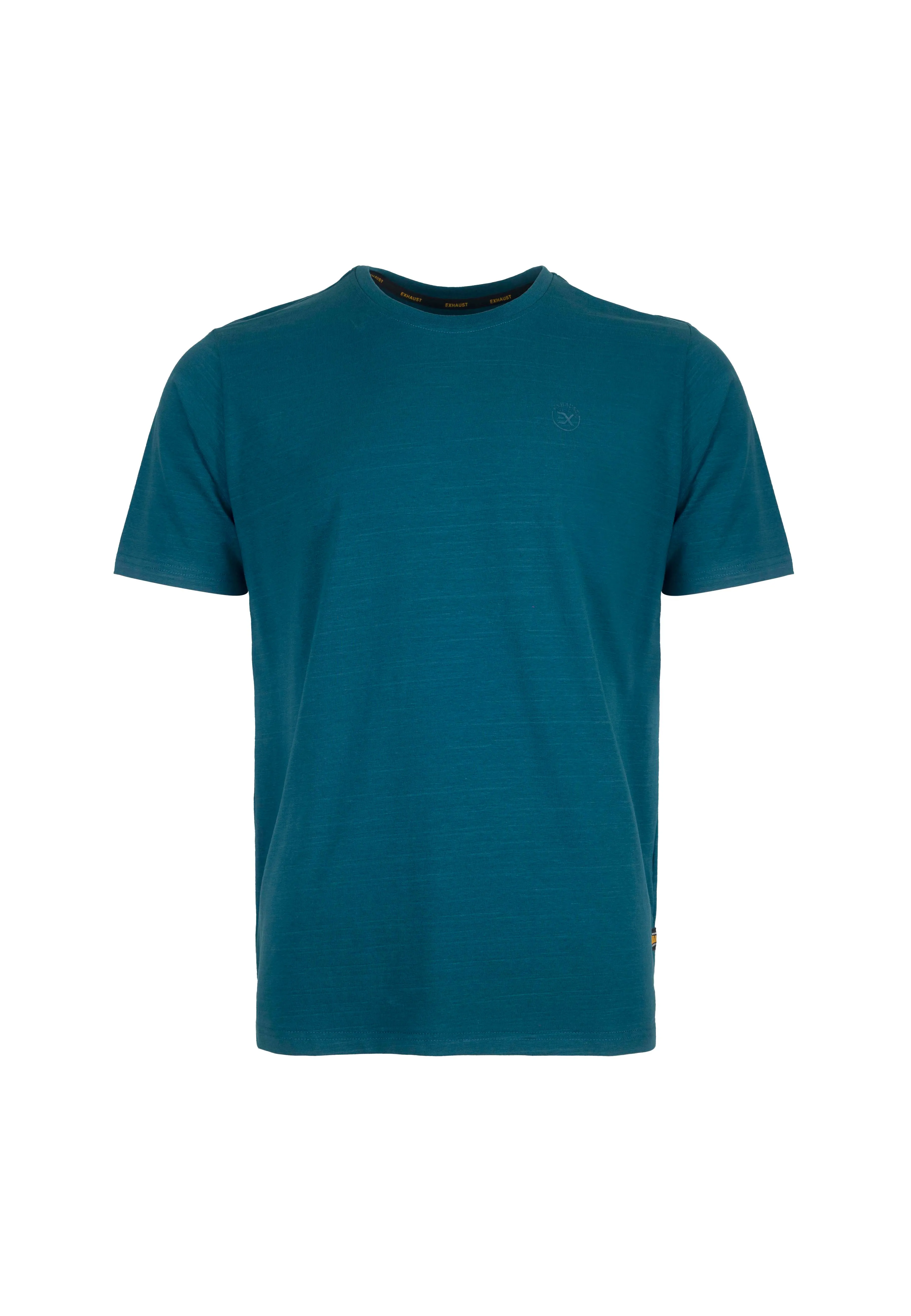 EXHAUST Lines Texture Short Sleeve Round Neck T-Shirt [Regular Fit] 1399