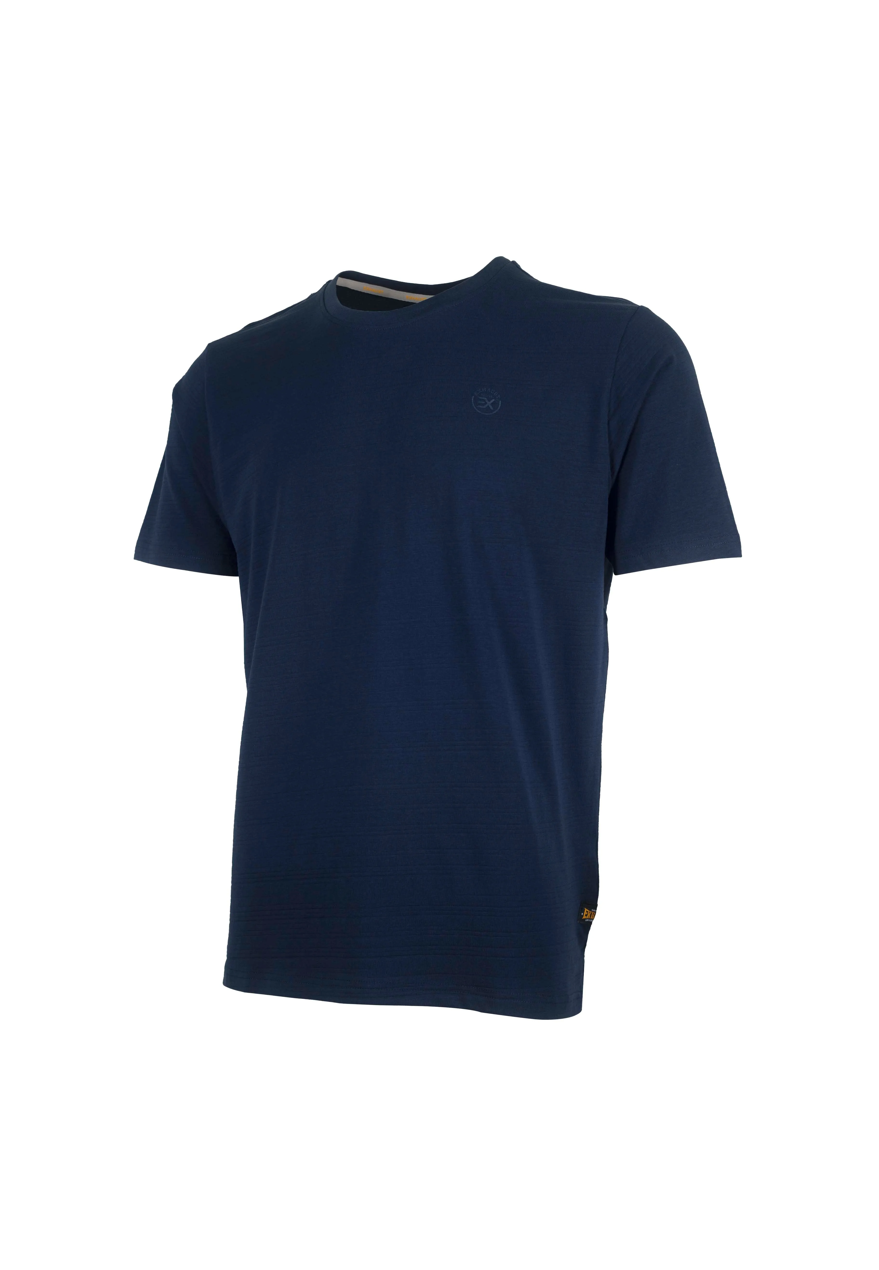 EXHAUST Lines Texture Short Sleeve Round Neck T-Shirt [Regular Fit] 1399