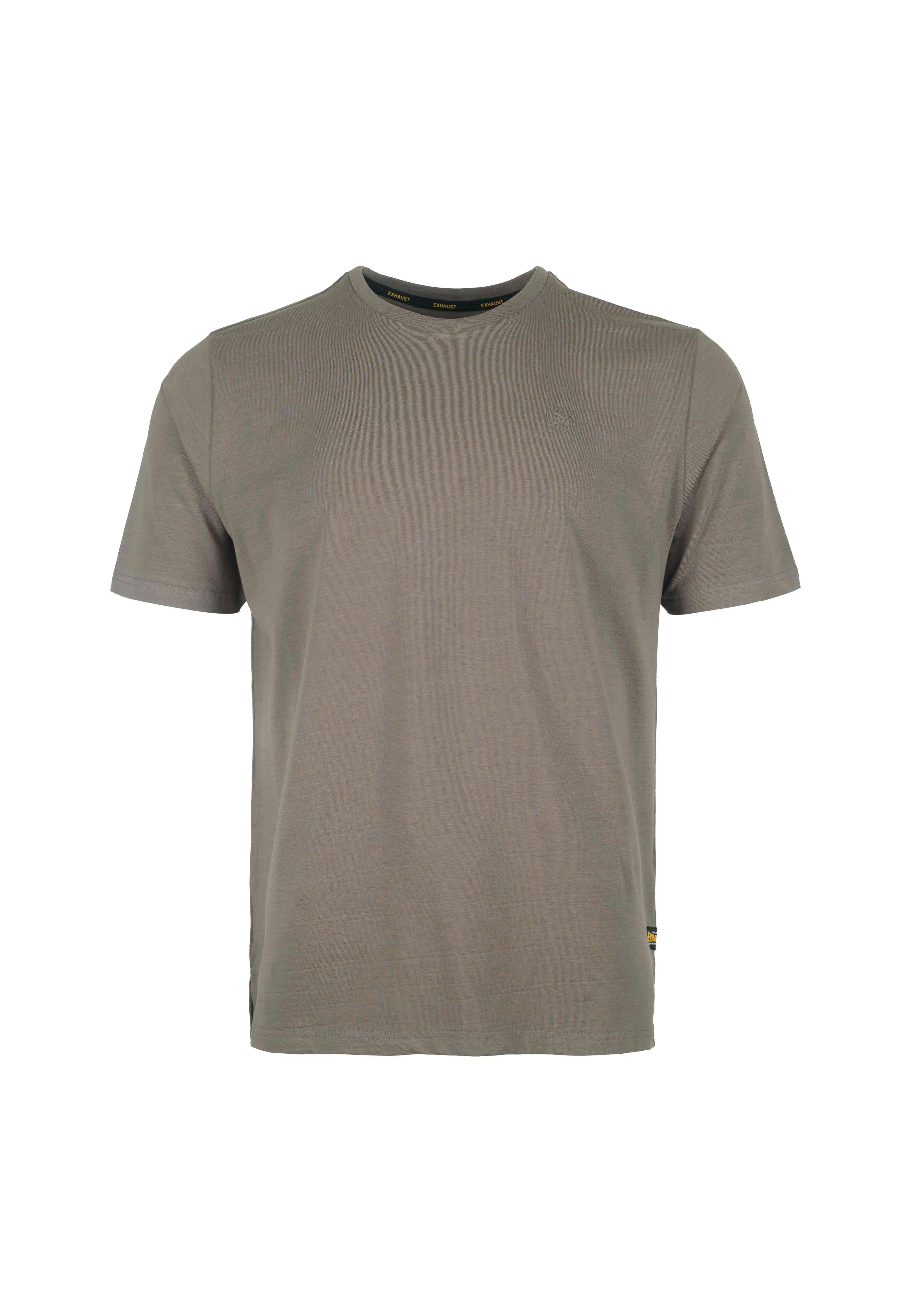 EXHAUST Lines Texture Short Sleeve Round Neck T-Shirt [Regular Fit] 1399