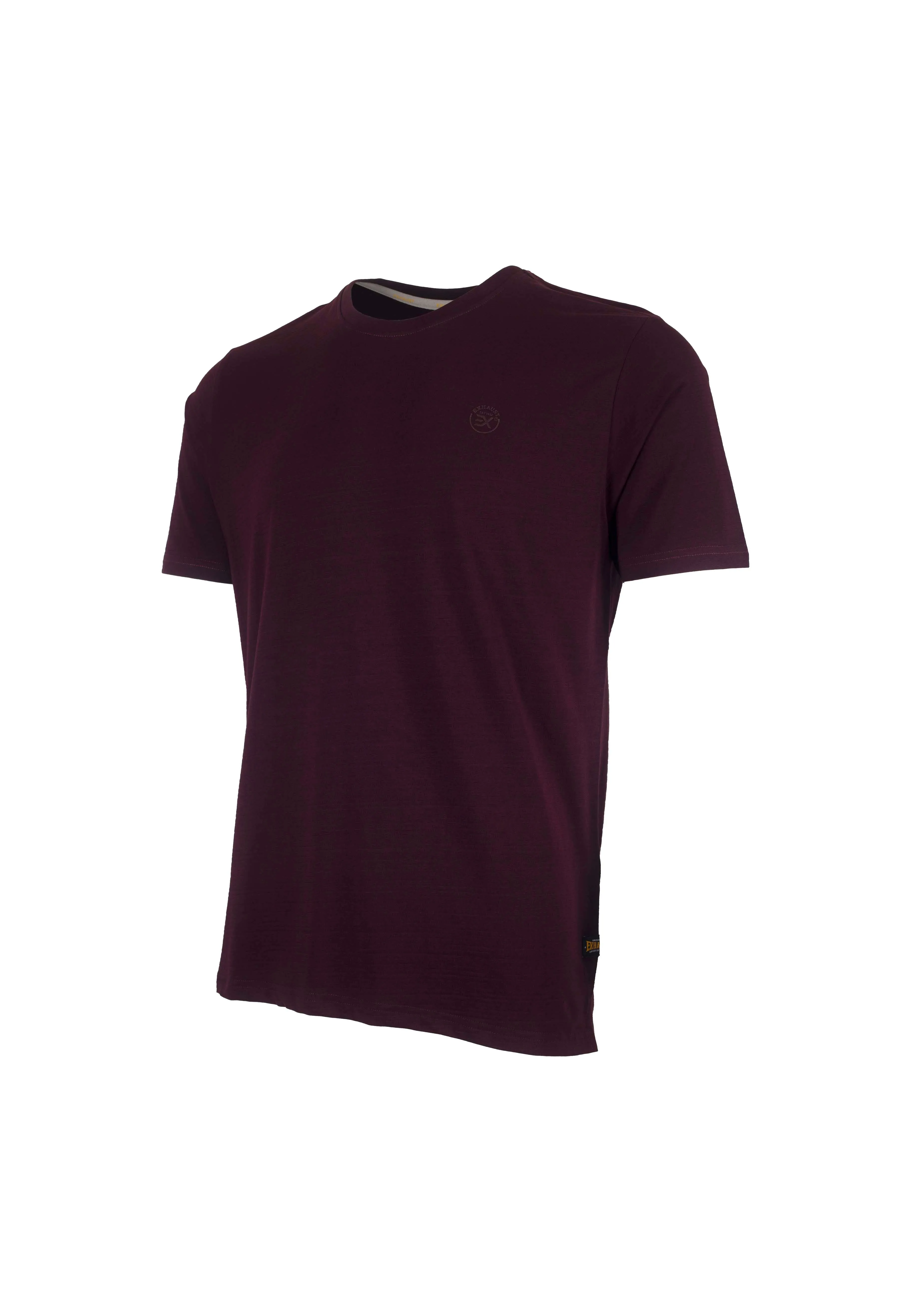 EXHAUST Lines Texture Short Sleeve Round Neck T-Shirt [Regular Fit] 1399