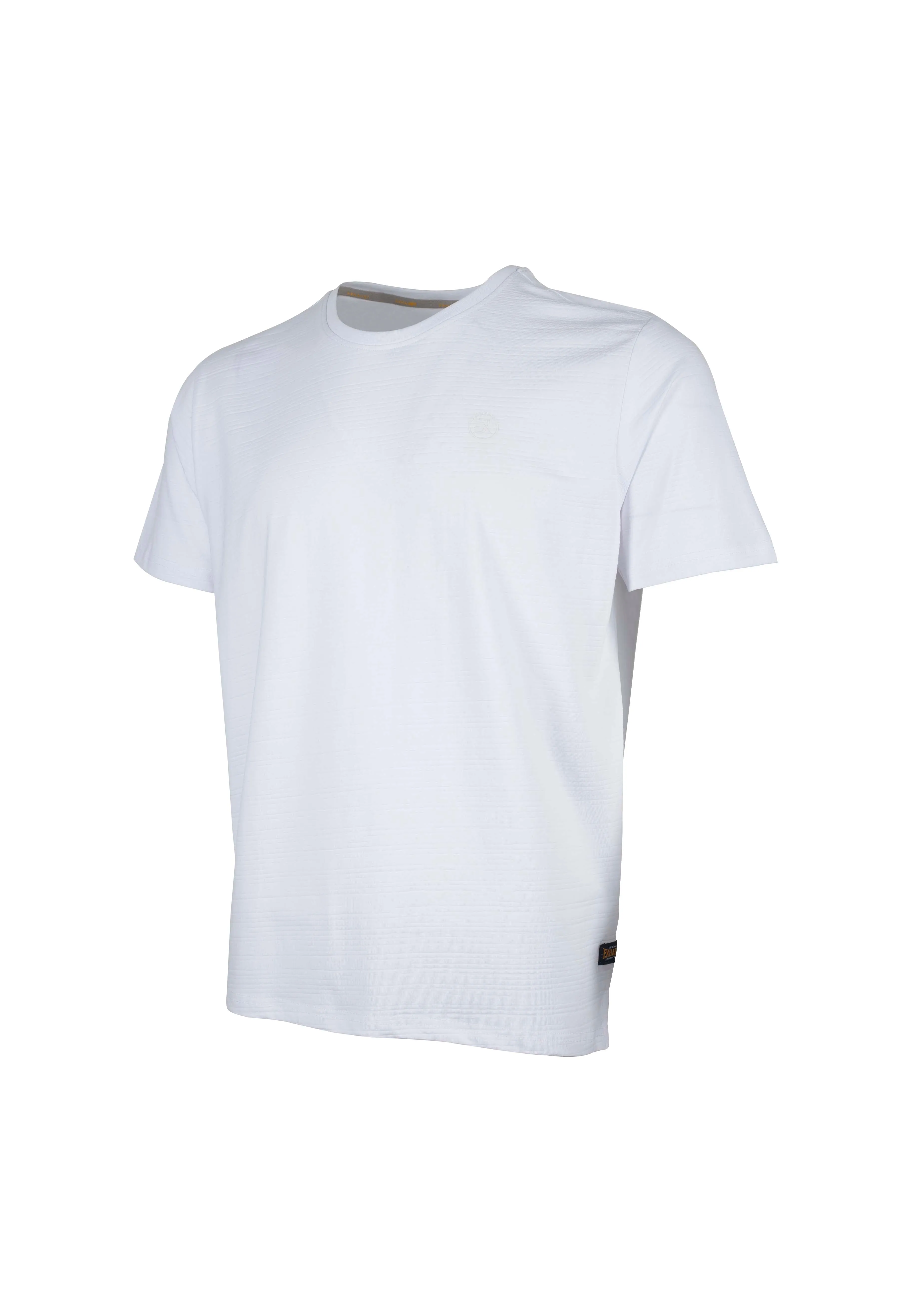 EXHAUST Lines Texture Short Sleeve Round Neck T-Shirt [Regular Fit] 1399