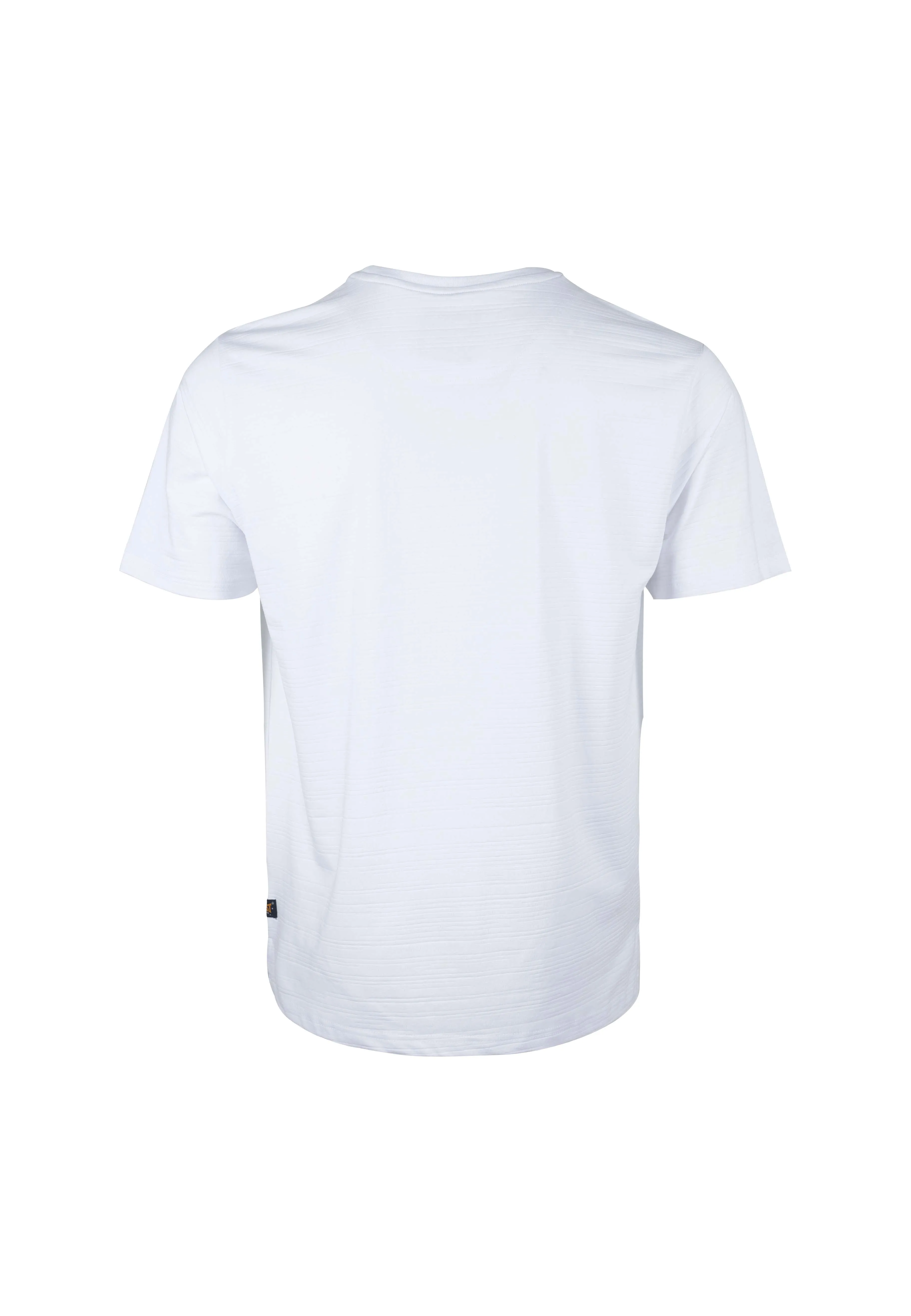 EXHAUST Lines Texture Short Sleeve Round Neck T-Shirt [Regular Fit] 1399