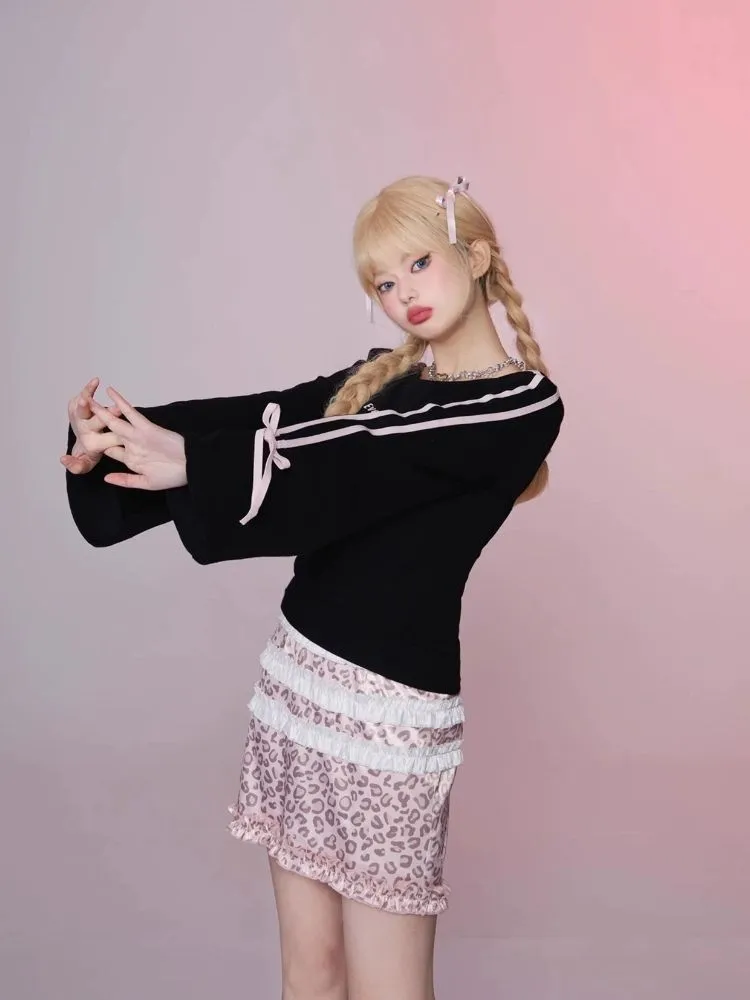Flared sleeves backless t-shirt【s0000006360】