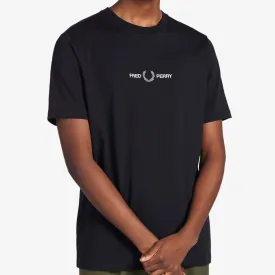 Fred Perry Graphic T-Shirt Black