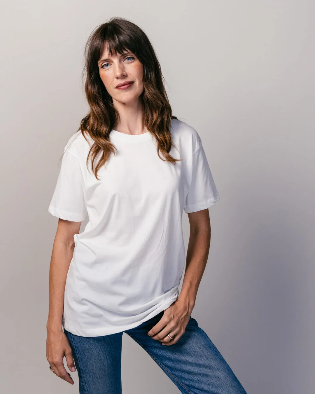 Gig 'Em Aggies Hand Sign Vintage White T-Shirt