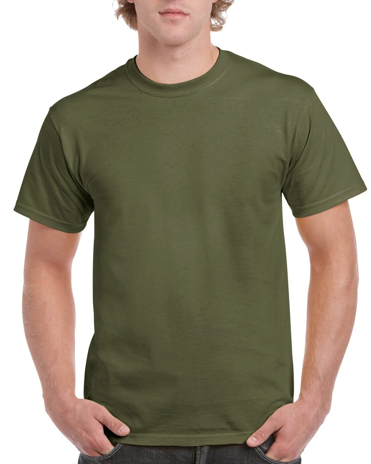 Gildan Heavy Cotton G5000 Adult T-Shirt (S-M-L-XL)