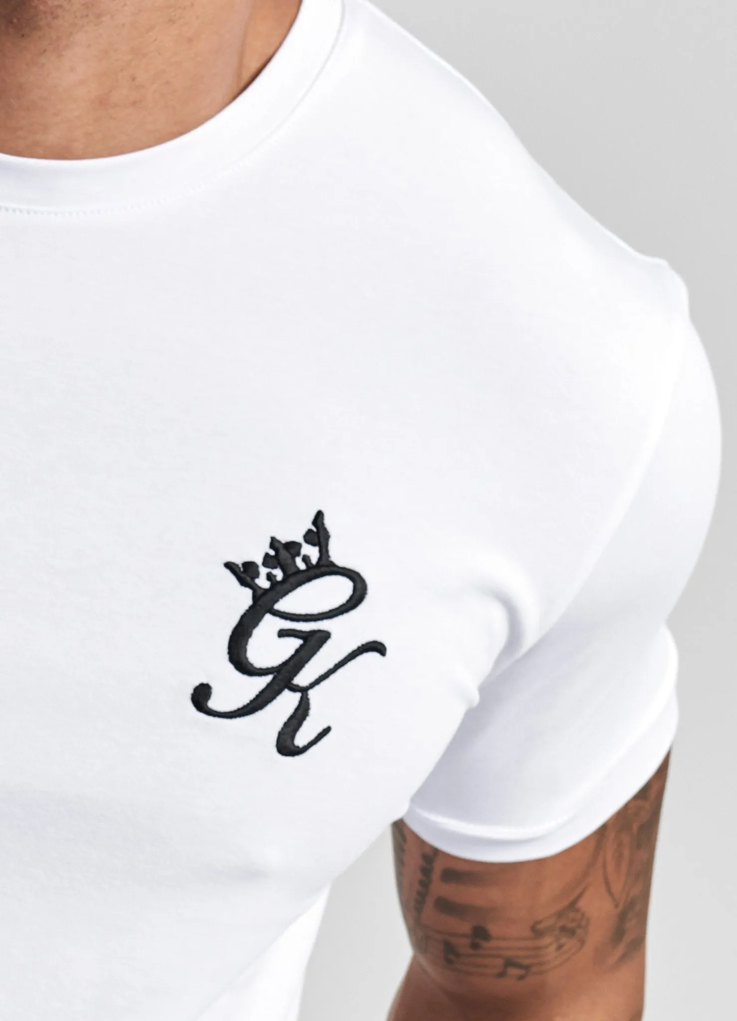 GK Basis Longline T-Shirt - White