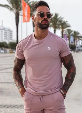 Gym King Signature T-Shirt - Dusky Pink