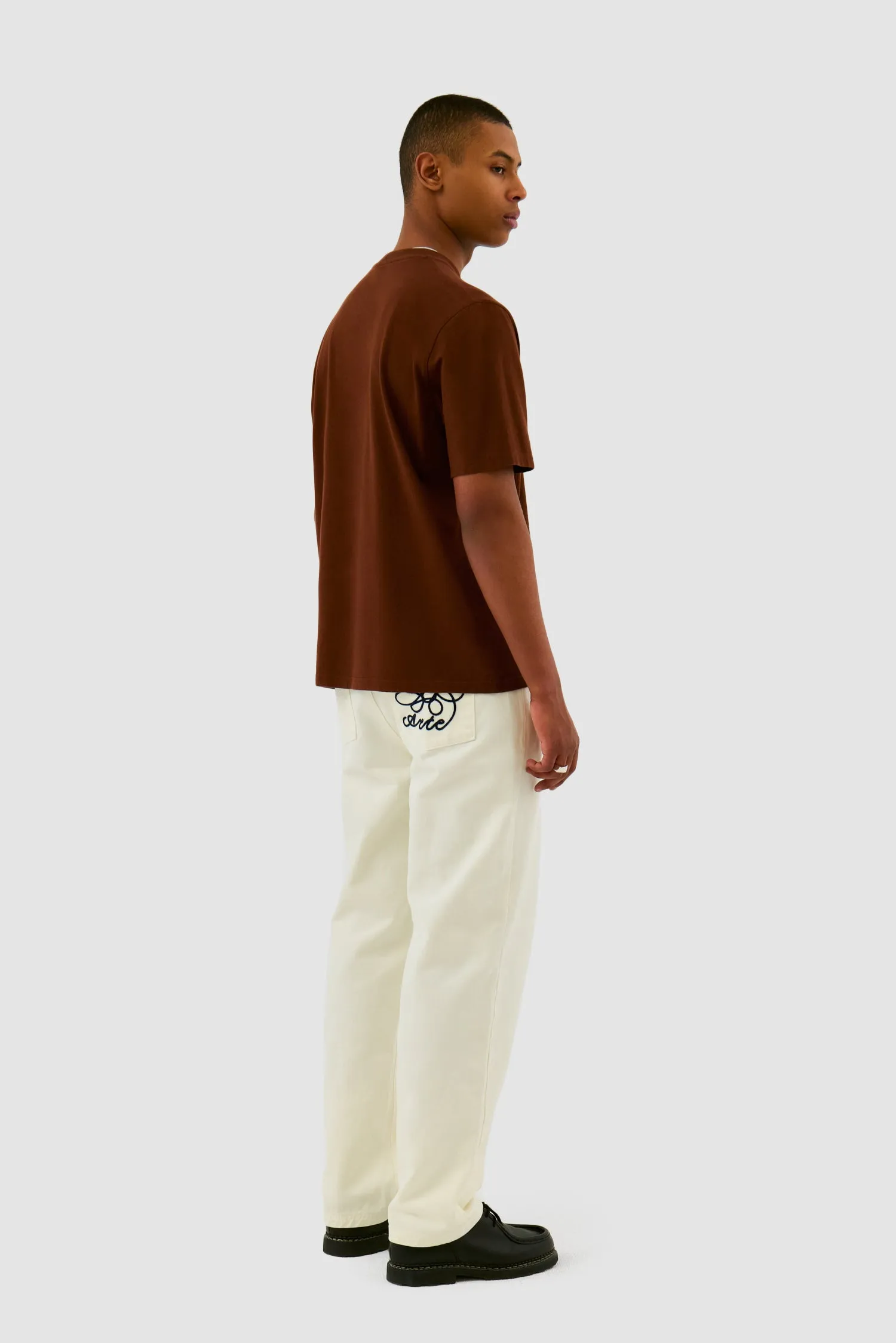 Heart Logo T-shirt - Brown
