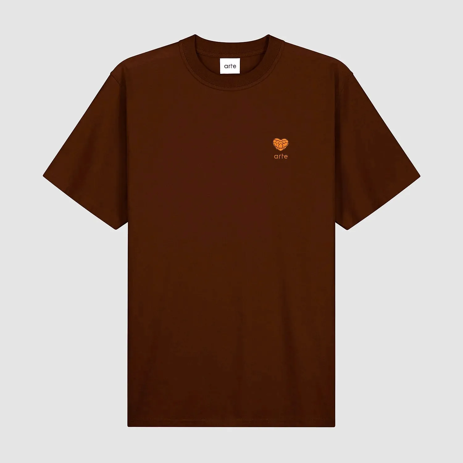Heart Logo T-shirt - Brown