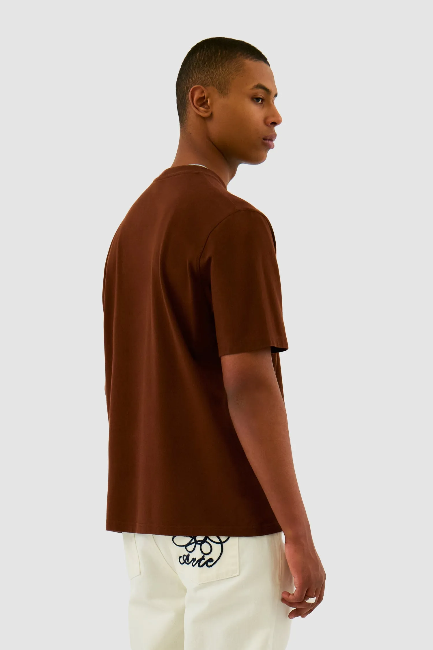 Heart Logo T-shirt - Brown