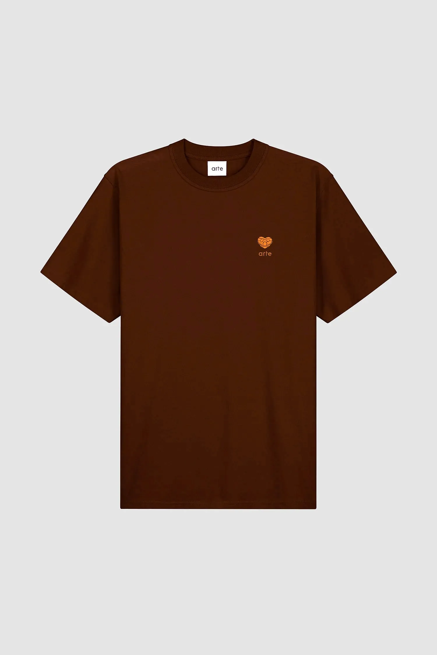 Heart Logo T-shirt - Brown