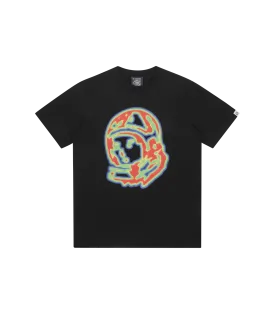 HEAT MAP HELMET LOGO T-SHIRT - BLACK