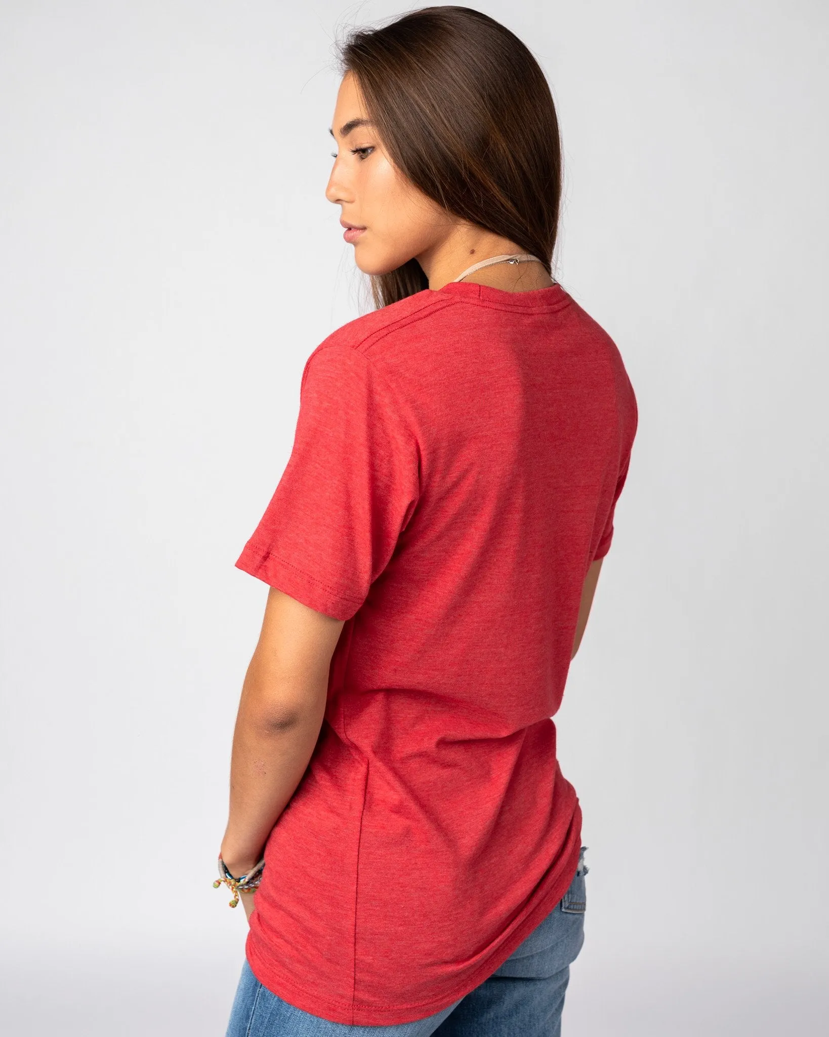 Heather Red Unisex Essential T-Shirt