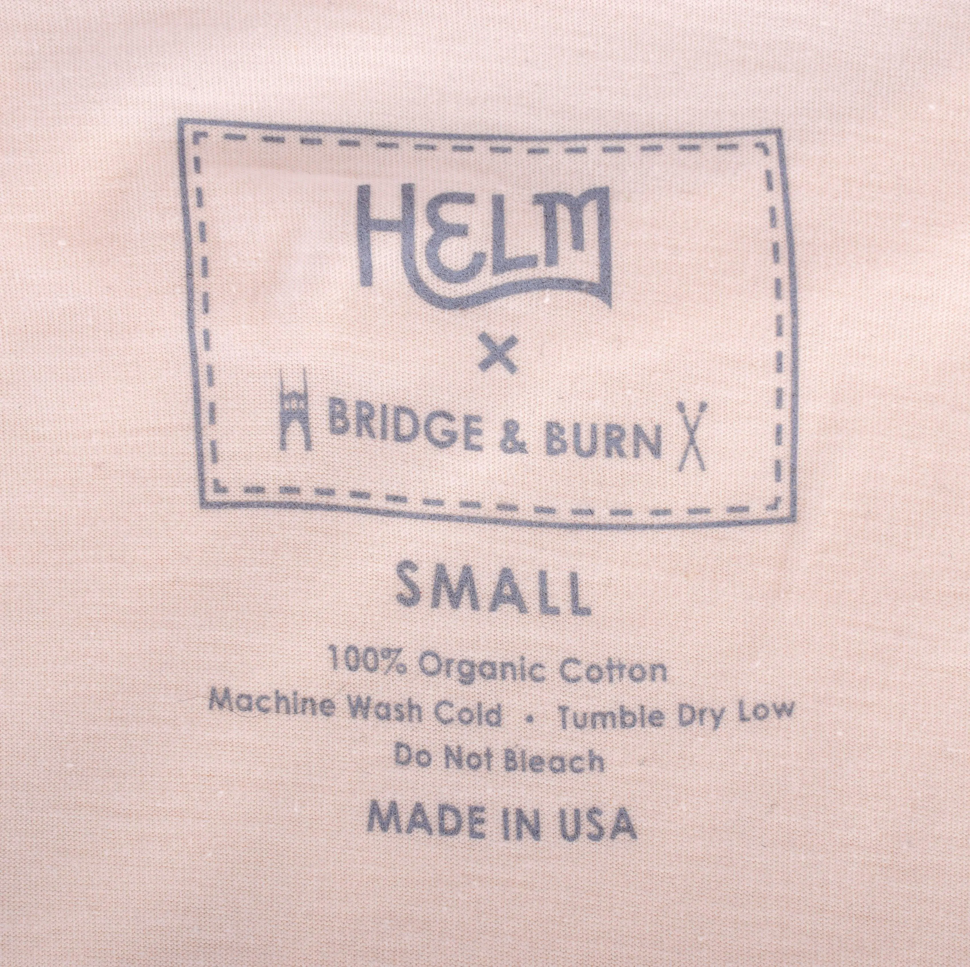 HELM   Bridge & Burn Natural T-Shirt