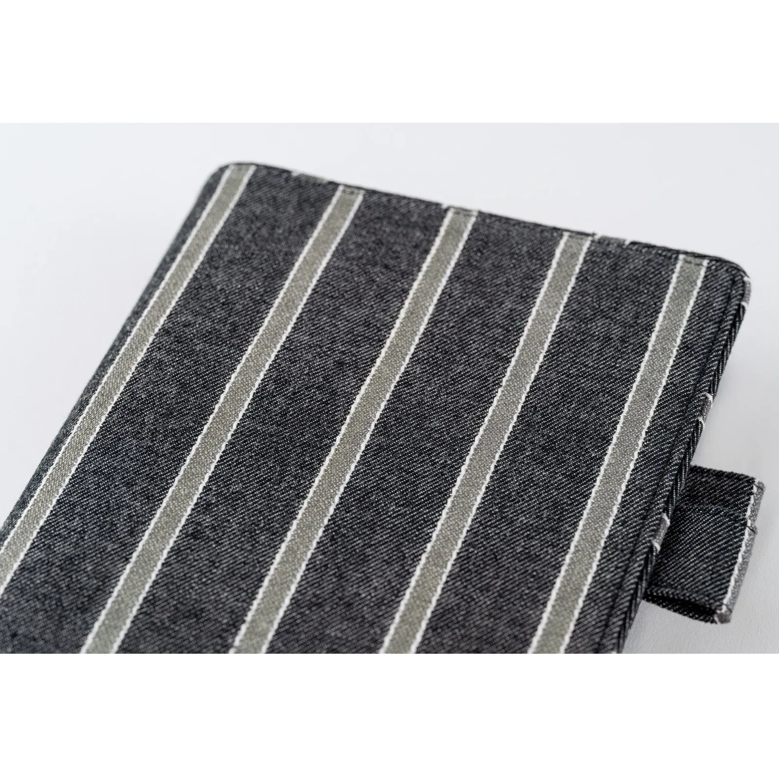 Hobonichi Techo Cover Cousin A5 -  Lined Fabric: Twill (Navy x Gray)
