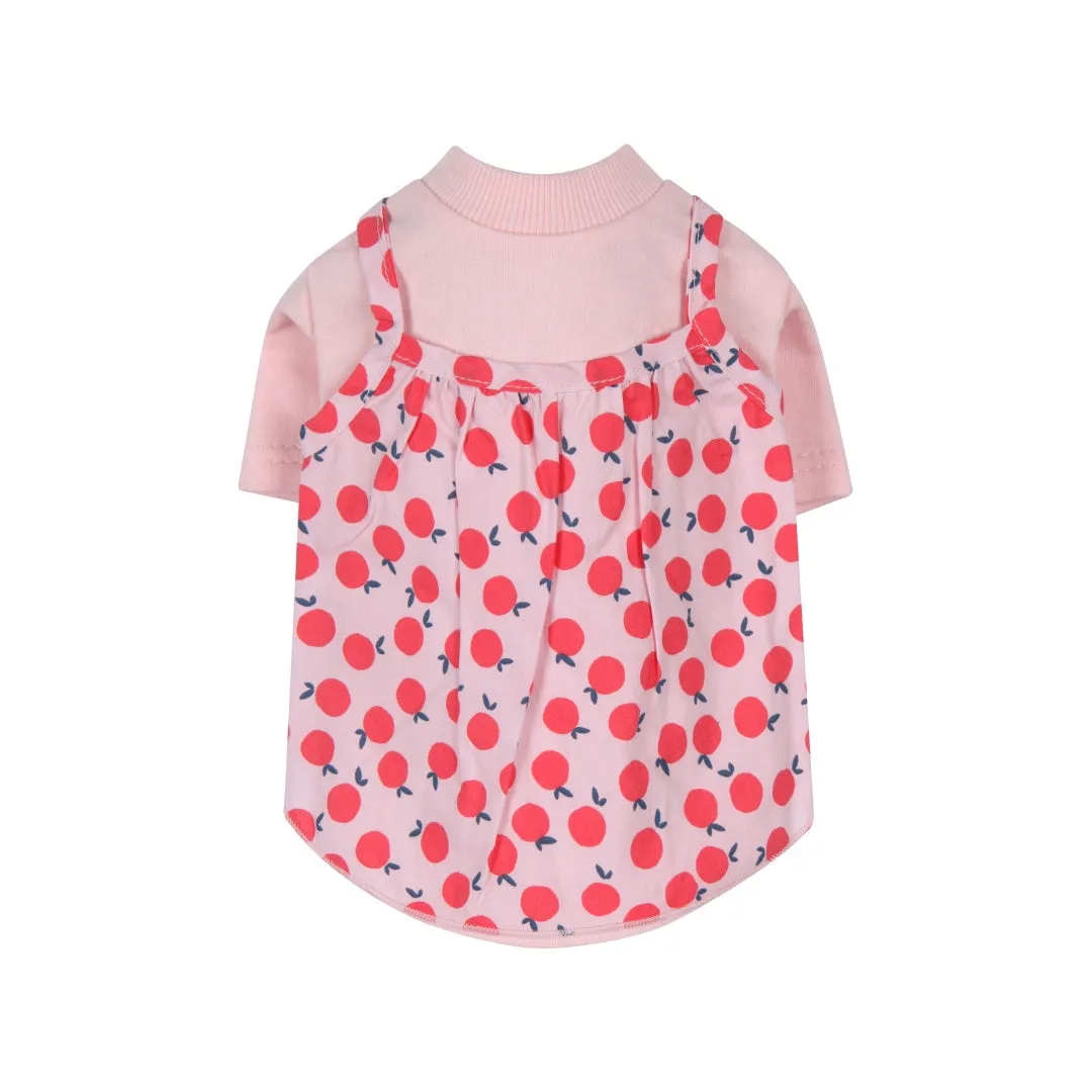 HoneyCrisp Apple Bustier Shirt - Pink