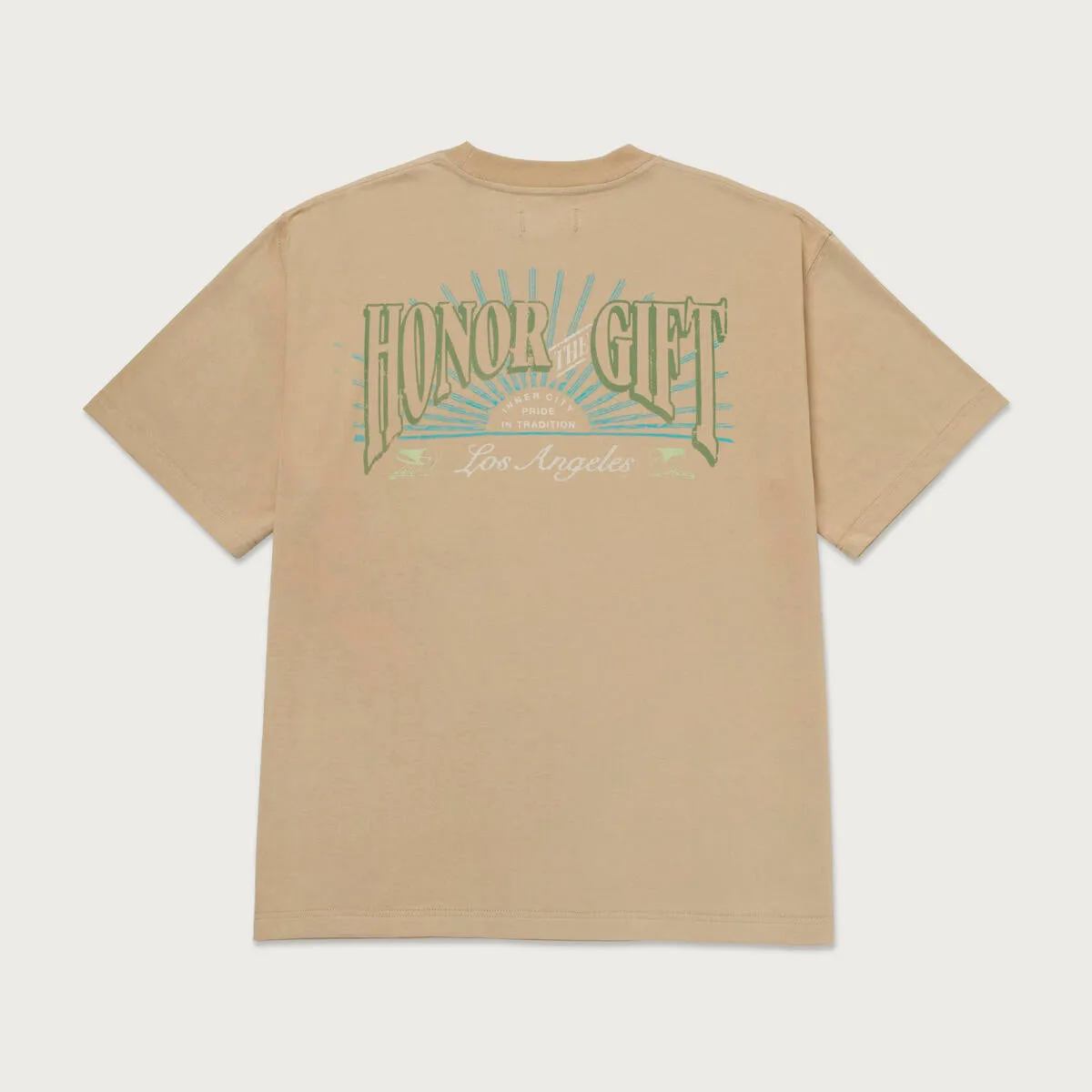 Honor The Gift B-Summer Cigar Label Tee - TAN