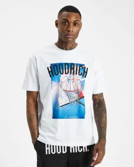 Hoodrich OG Basketball Graphic Tee - Classic White