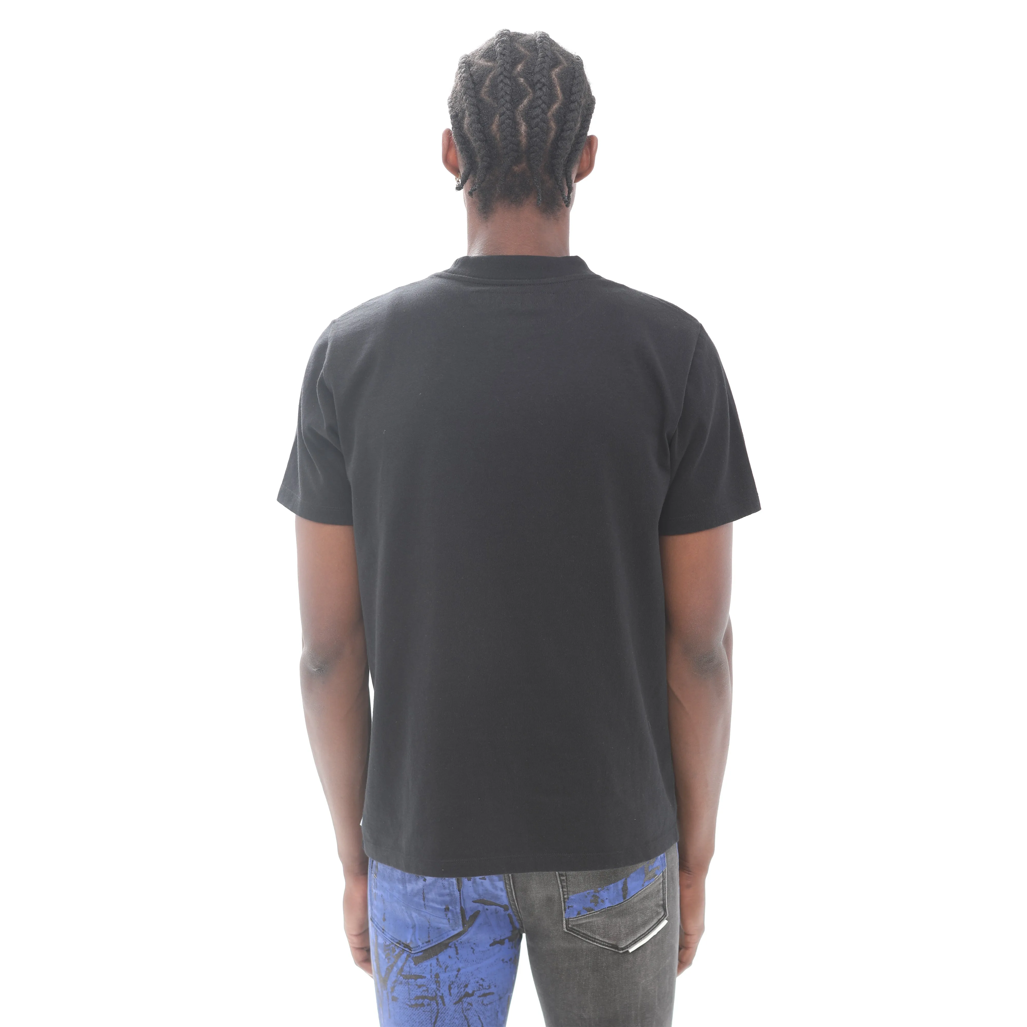 HVMAN BASIC LOGO TEE IN BLACK