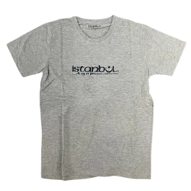 Istanbul Agop T Shirt "HANDMADE IN TURKEY" (WHITE LOGO) BLUE T-Shirt