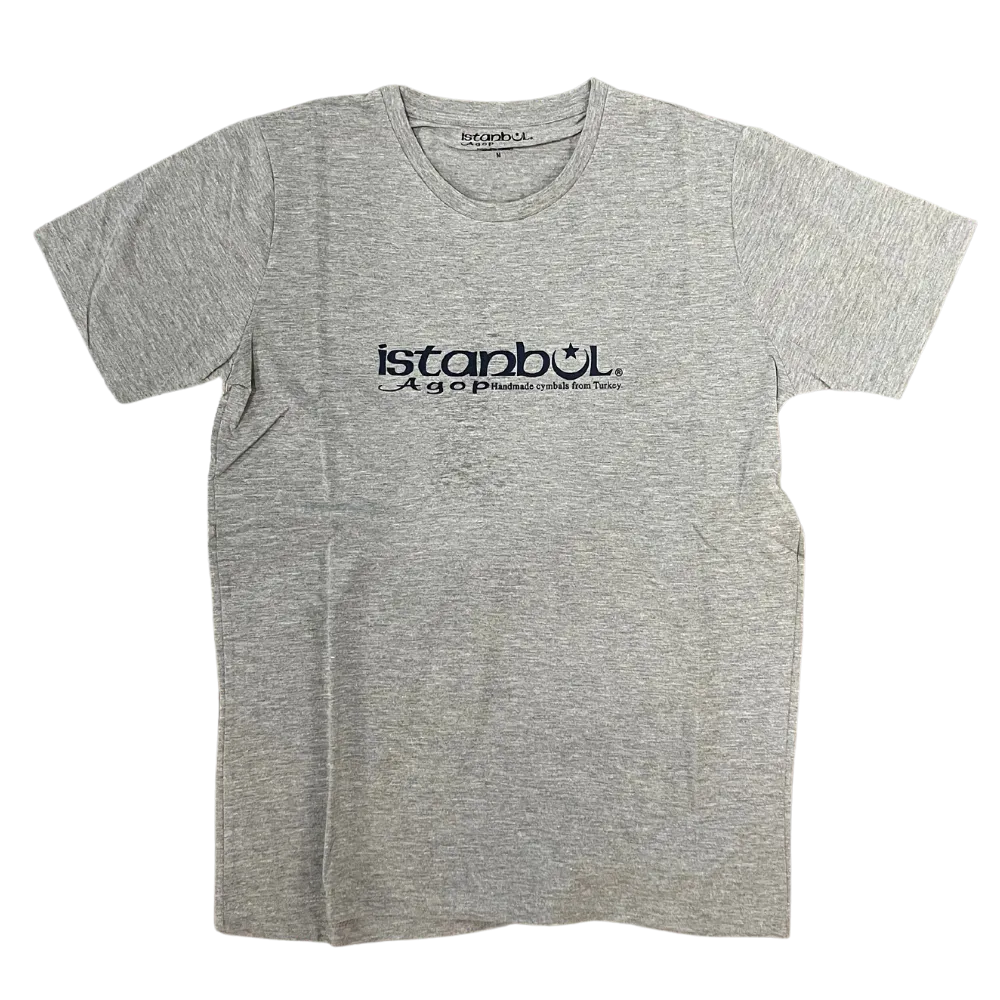 Istanbul Agop T Shirt "HANDMADE IN TURKEY" (WHITE LOGO) BLUE T-Shirt