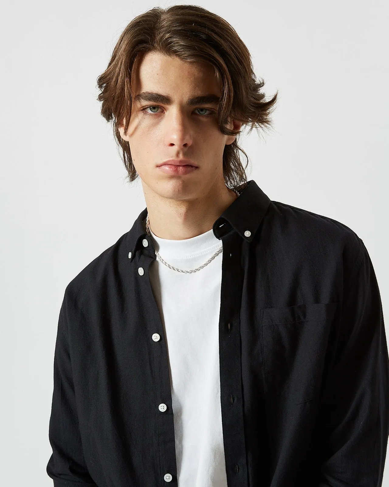 Jay 3.0 0063 Shirt - Black/Grey Melange