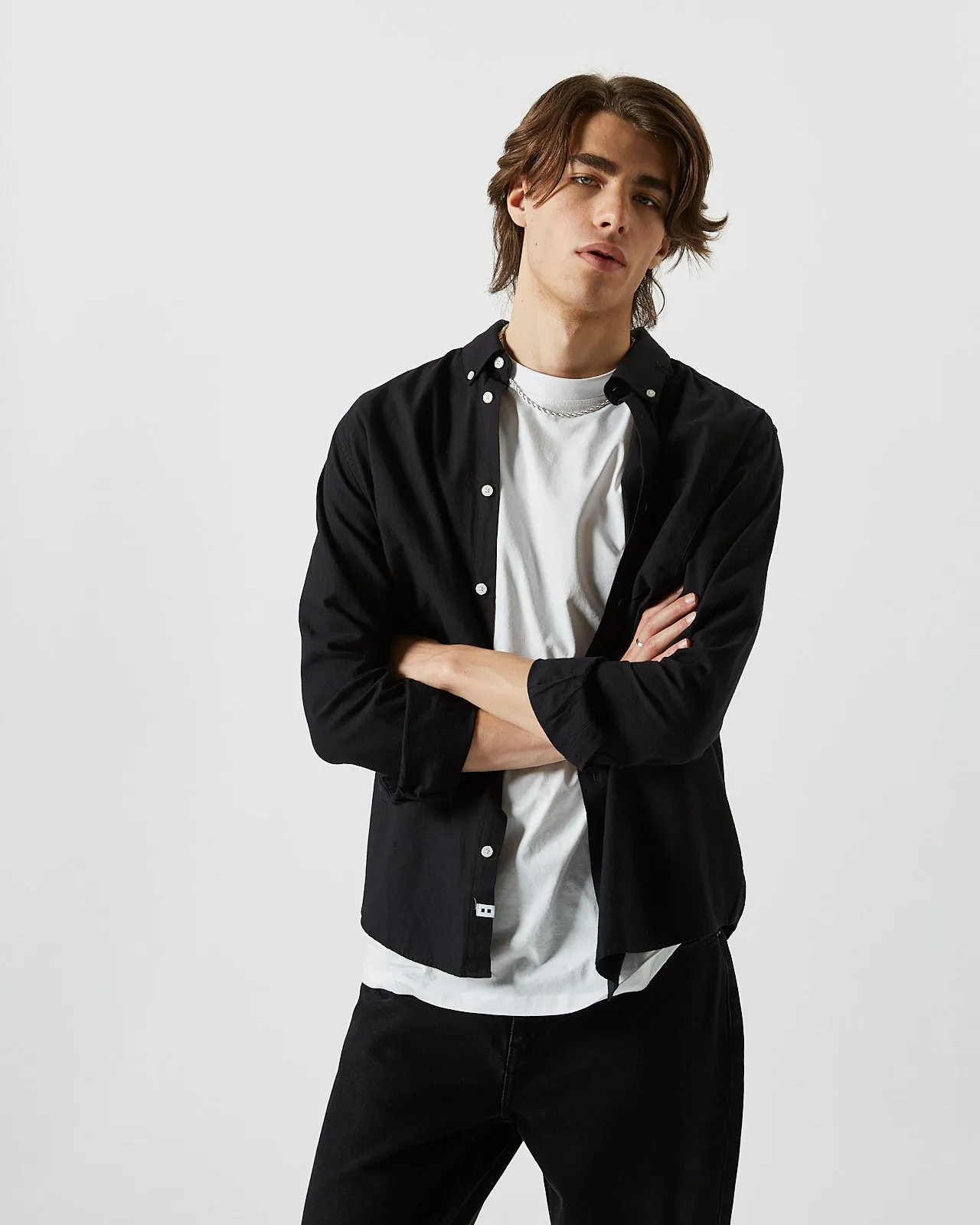 Jay 3.0 0063 Shirt - Black/Grey Melange