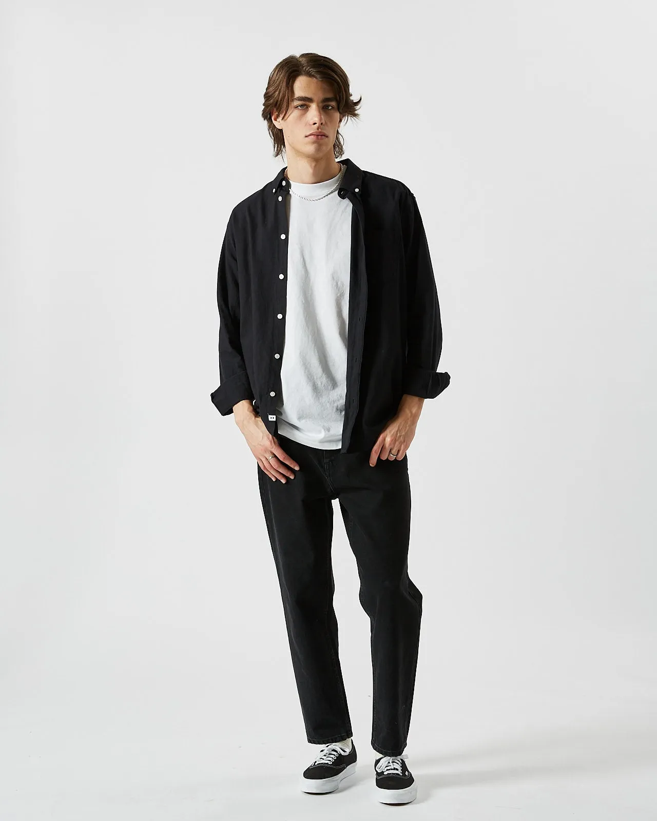 Jay 3.0 0063 Shirt - Black/Grey Melange