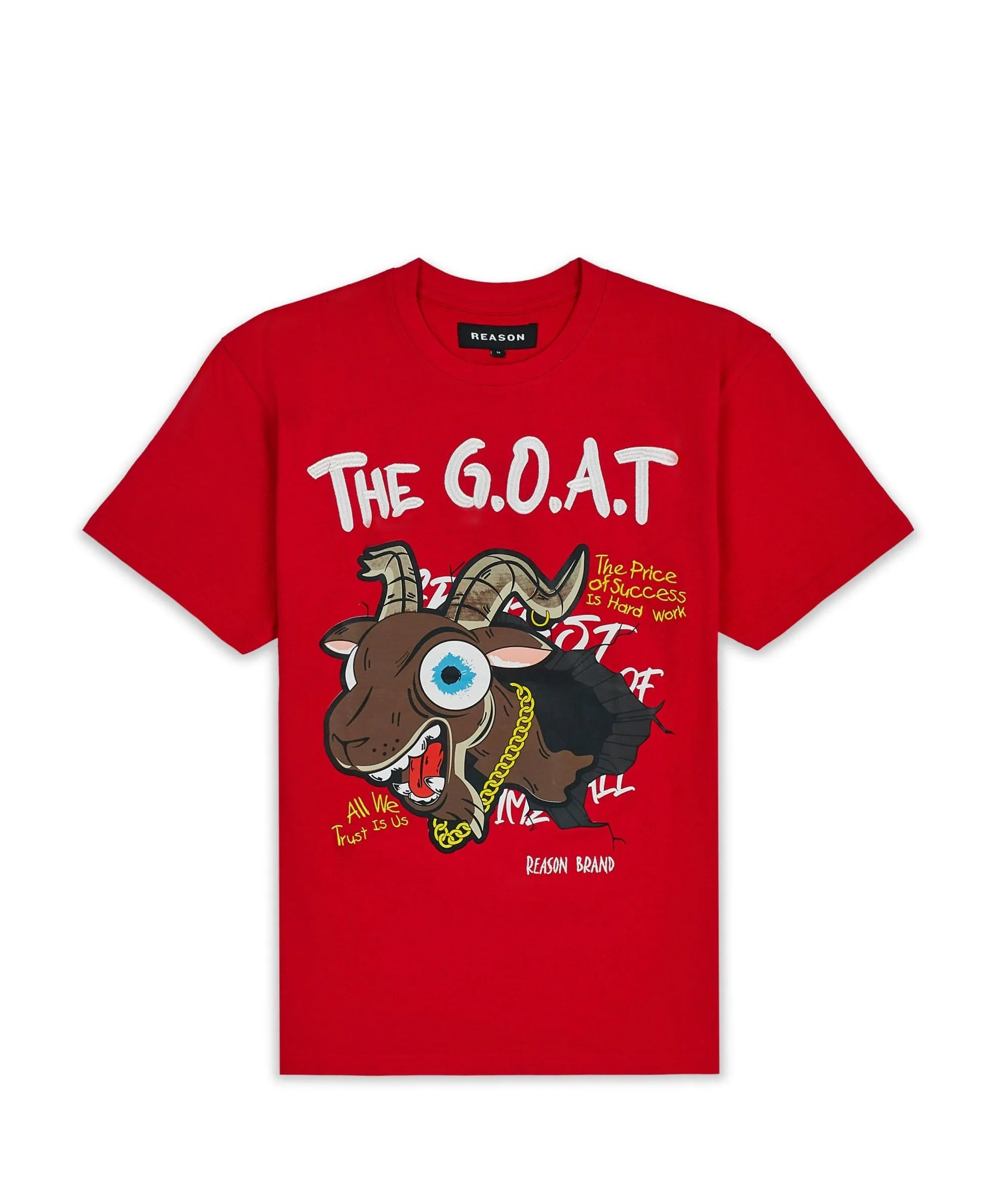 Kids Goat Short Sleeve Tee - Red