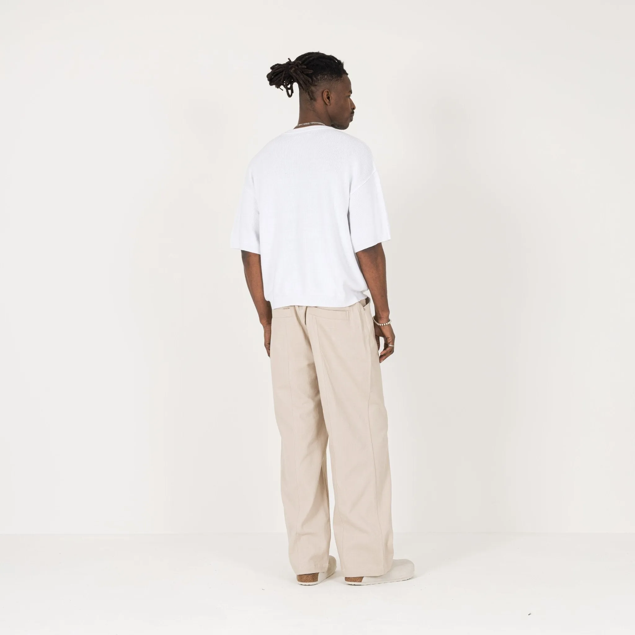 Knit T-Shirt - White