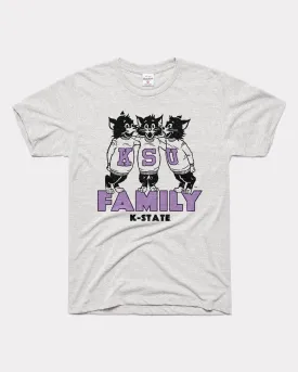 KSU Family K-State Wildcats Ash Grey T-Shirt