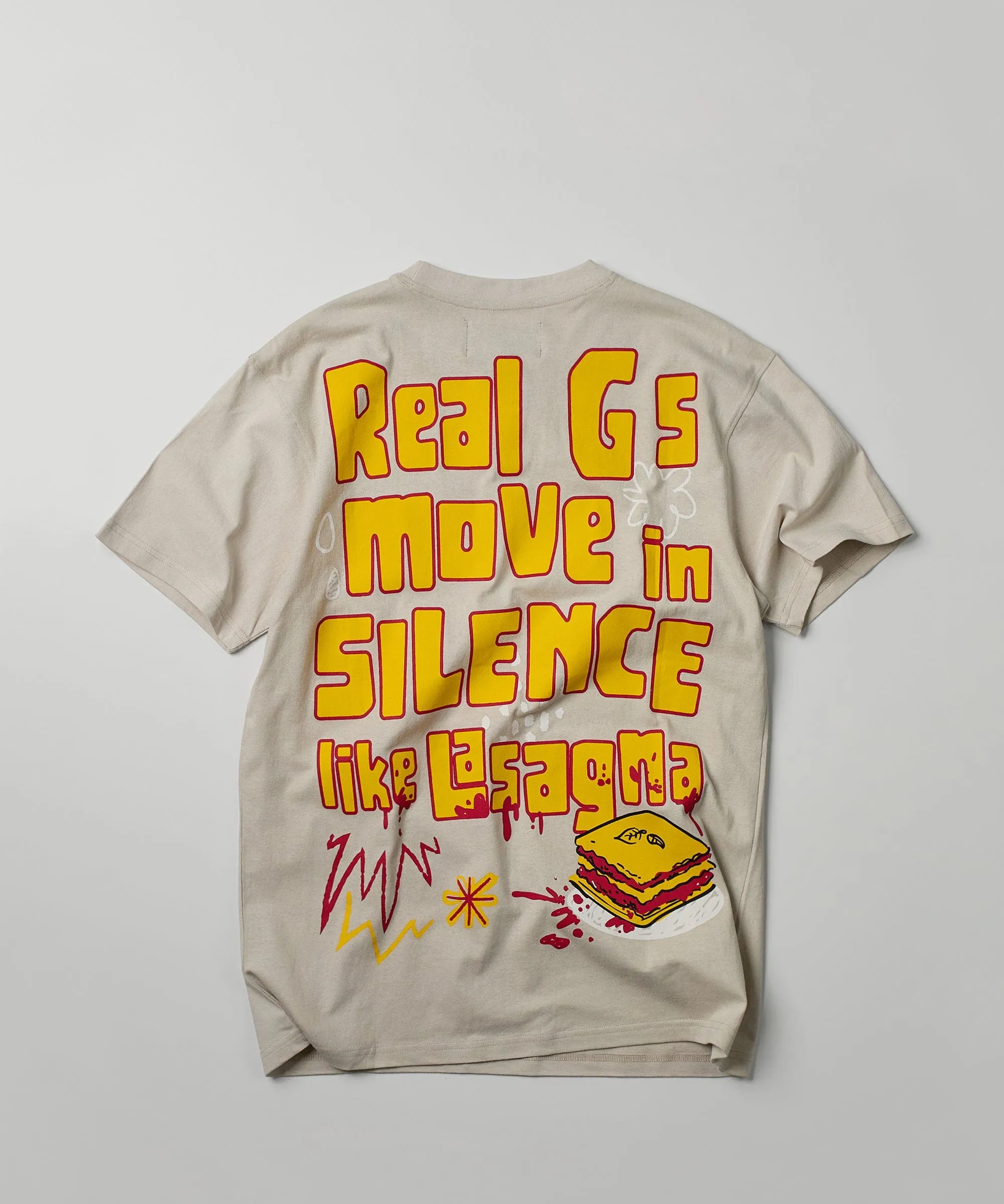 Lil Wayne Real GS Front And Back Print Short Sleeve Tee - Khaki