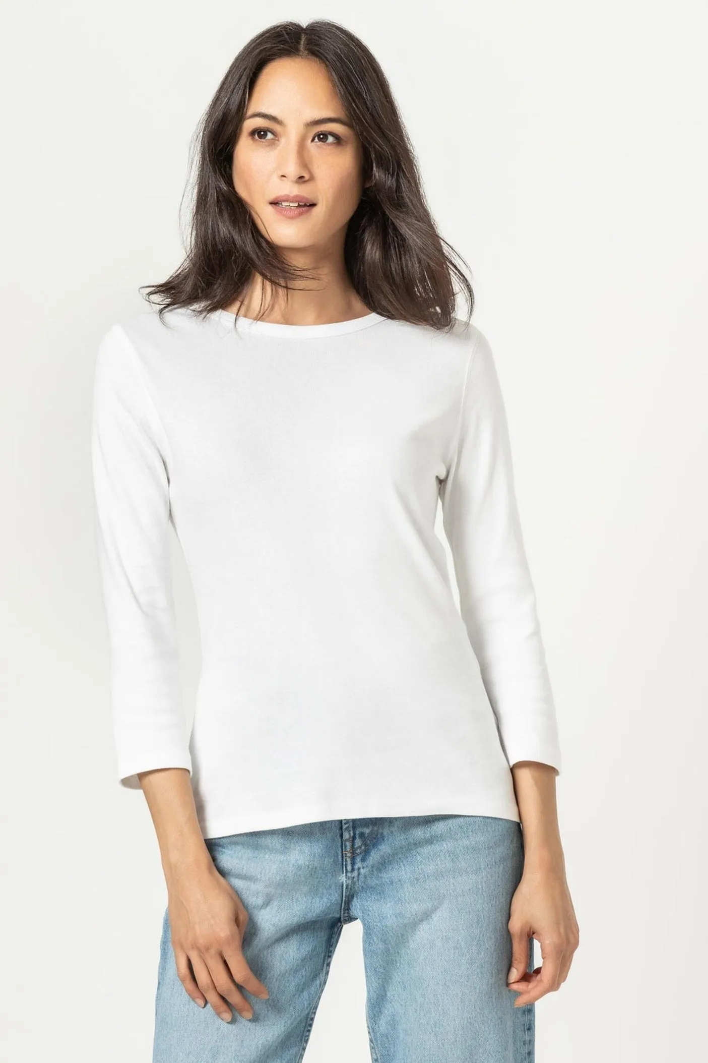 Lilla P 3/4 sleeve crewneck tee