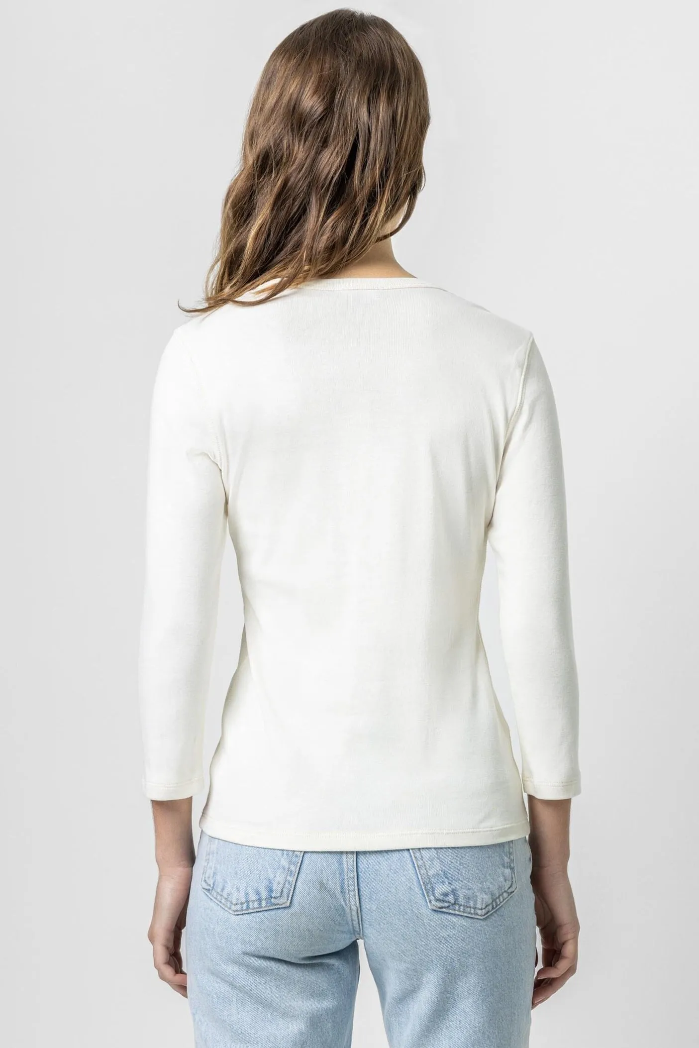 Lilla P 3/4 sleeve crewneck tee